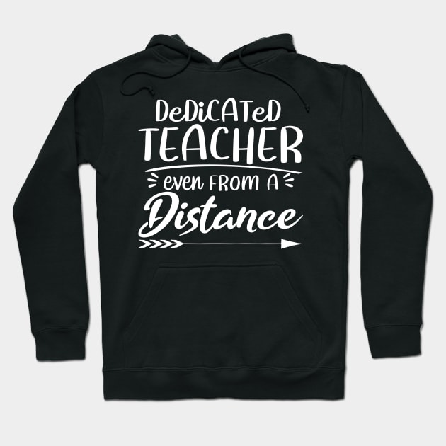 Dedicated Teacher Even From A Distance social Hoodie by Shirtglueck